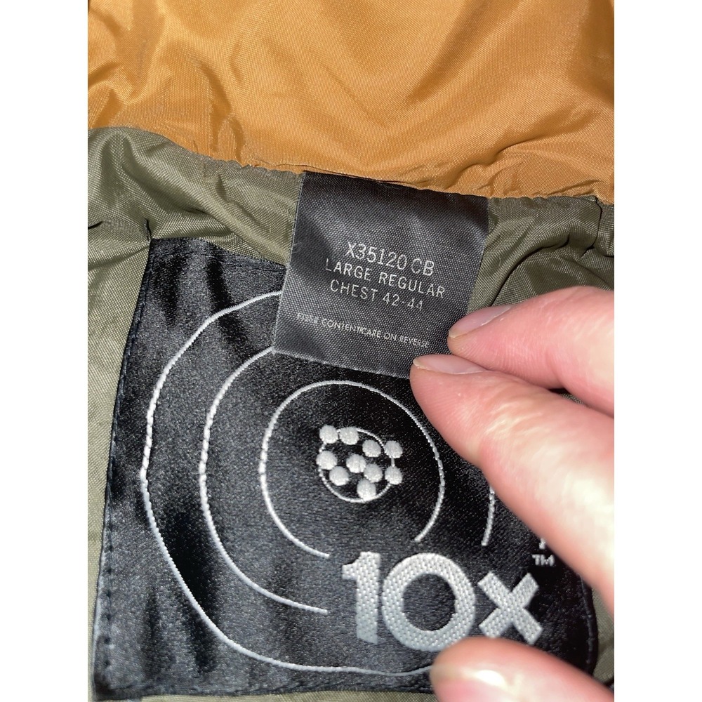 10X Hunting Jacket Coat 2-Piece Large Camo Insulated Hooded Heavy Duty - Picture 2 of 10